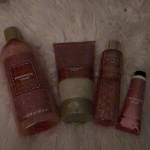 BATH & BODY WORKS Champagne Toast Lot of 4